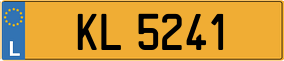 Truck License Plate